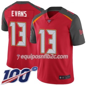 Camiseta Hombre NFL Tampa Bay Buccaneers Mike Evans 13 Nike Rojo I 100th